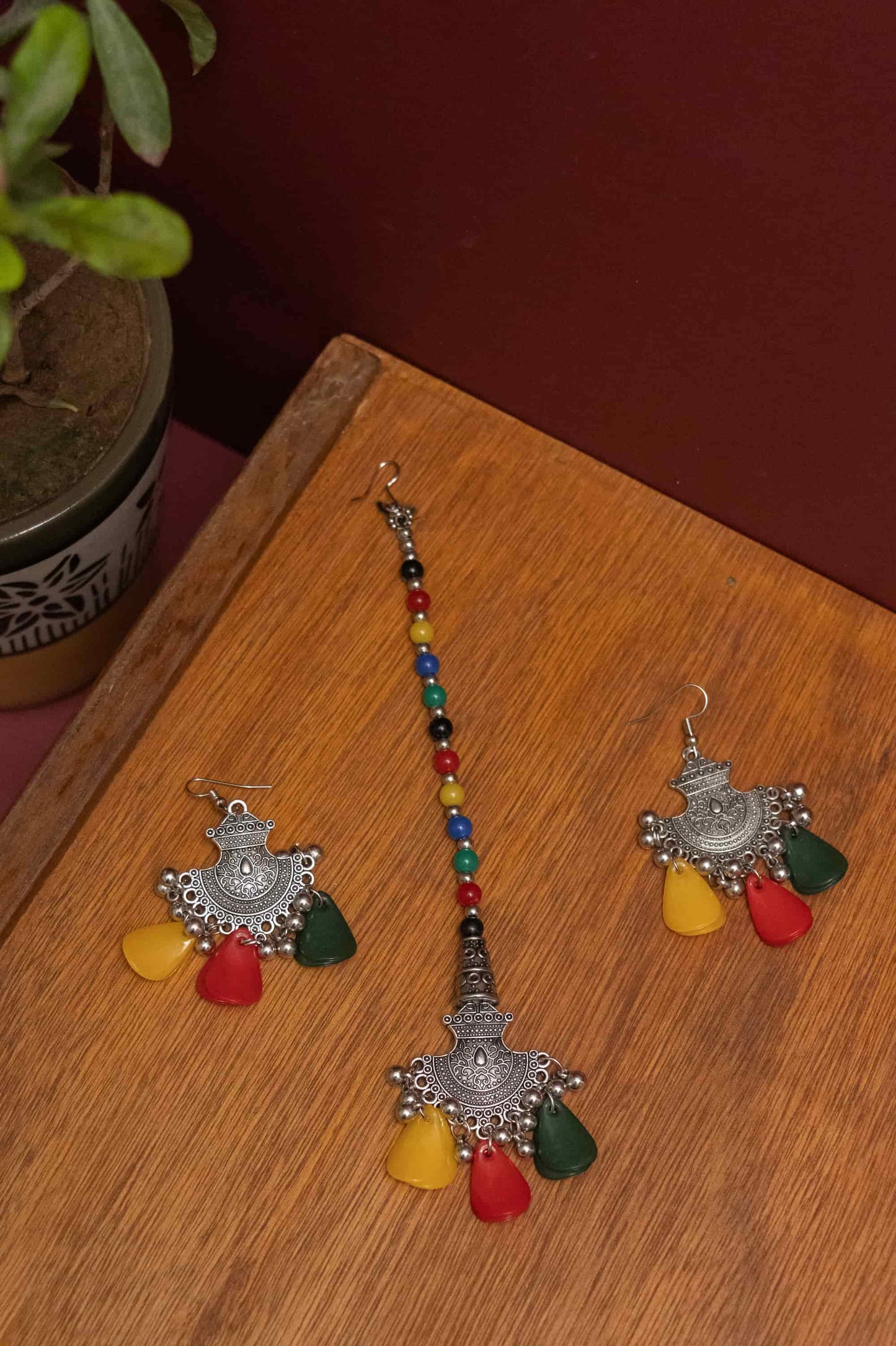 Oxodise Triple Layer Set with Multicolor Beads