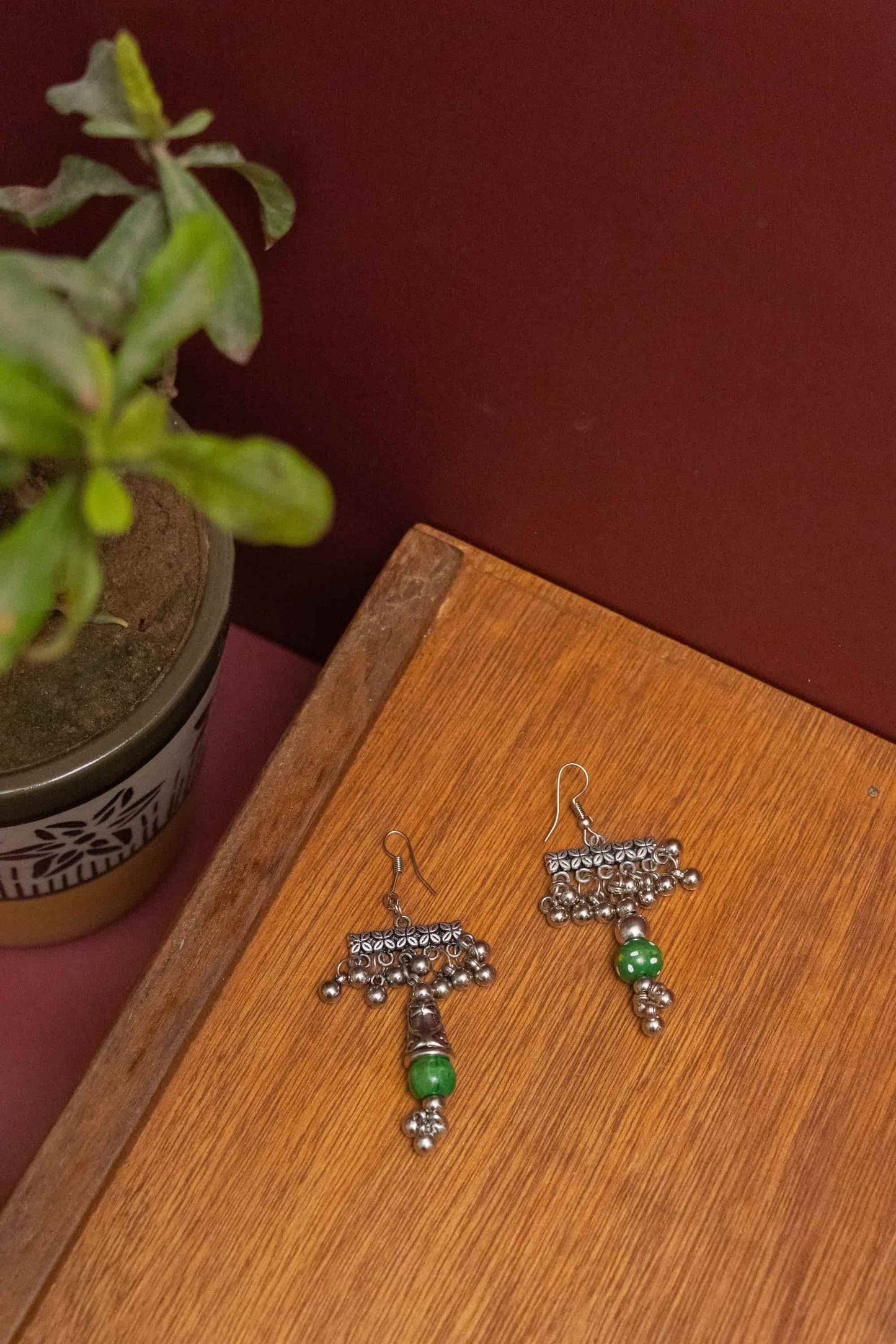 Oxodise Krishna Charm with Dangling Multicolor Balls