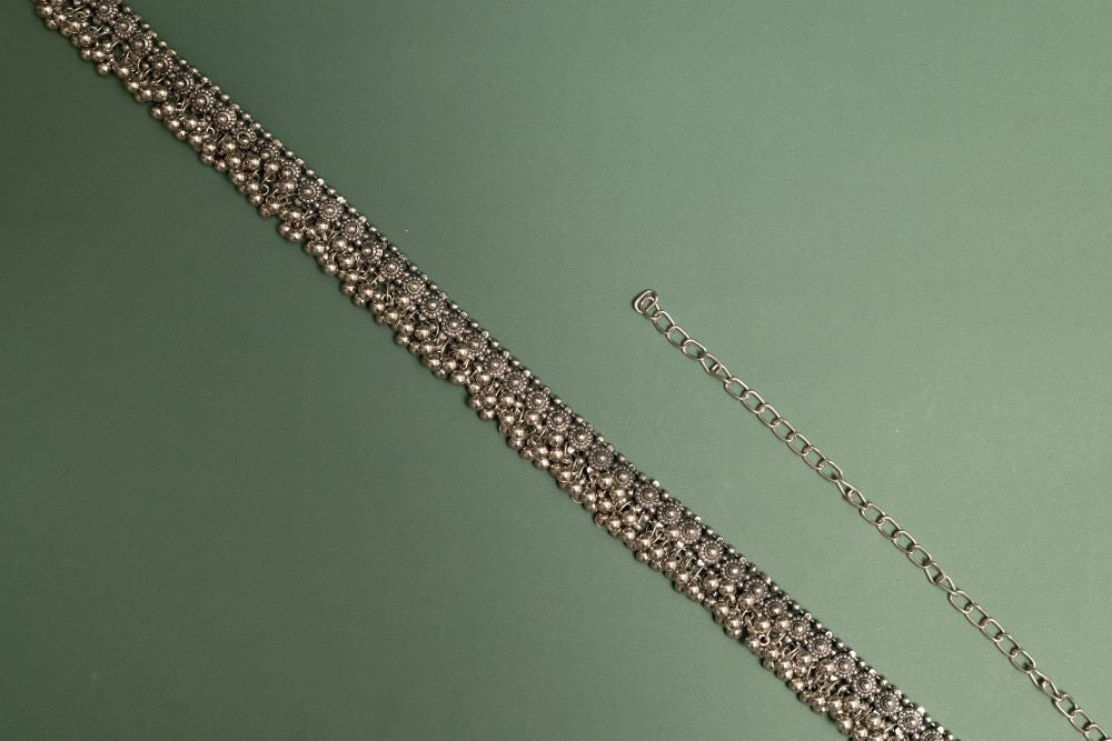 Oxodise Belt with Silver Beads