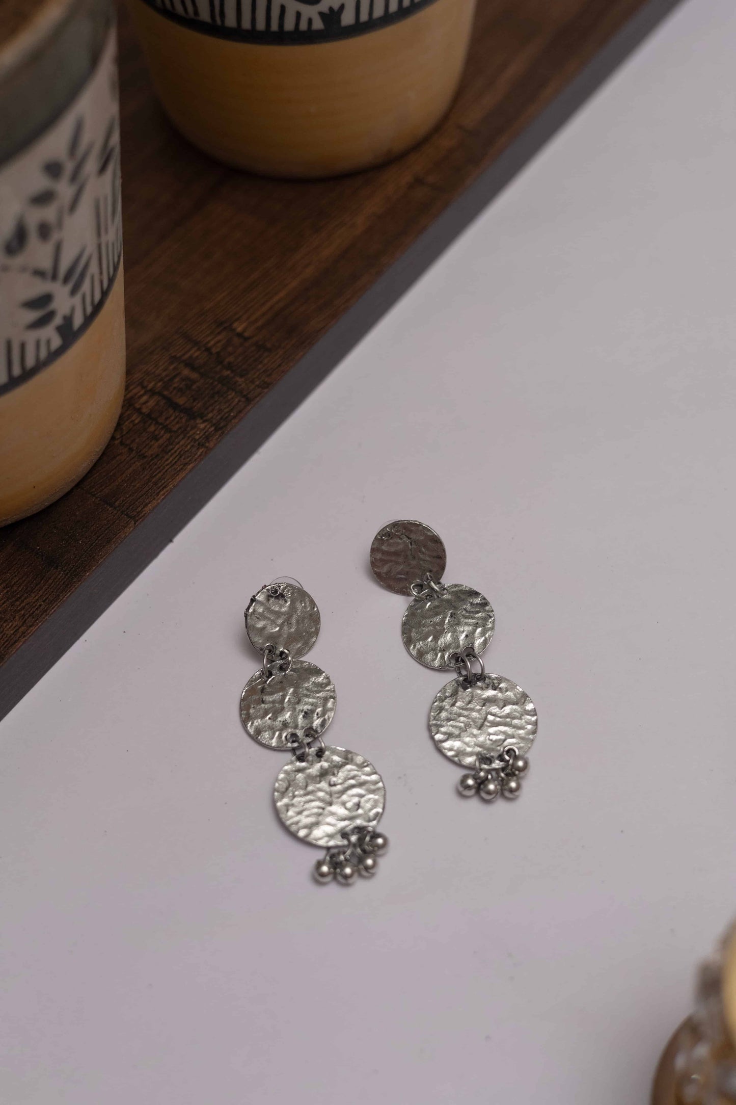 Oxodise Triple Layer Coin Necklace Set