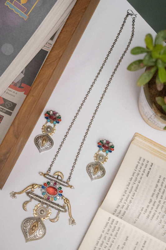 Silver Look-Alike Chain with Unique Charm