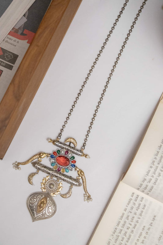 Silver Look-Alike Chain with Unique Charm