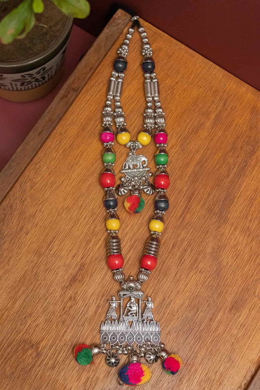 Oxodise Unique Charm with Dangling Pom Poms