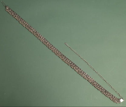 Oxodise Belt with Silver Beads