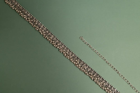 Oxodise Belt with Silver Beads