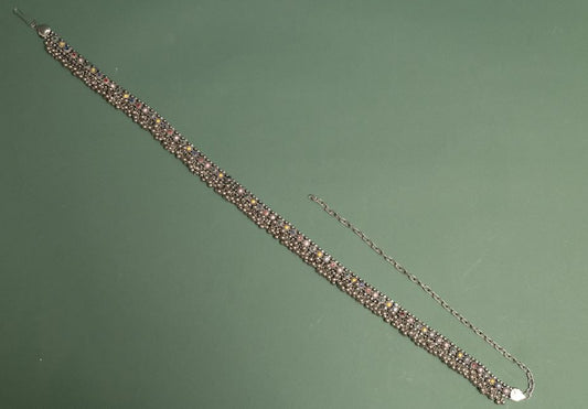 Oxodise Belt with Multicolor Beads