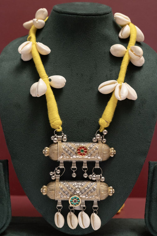 Oxodise Two-Tier Necklace with Multicolor Cabochons & Kodi