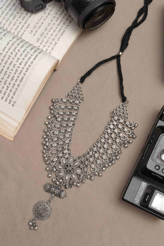Oxodise Statement Necklace with Matching Earrings