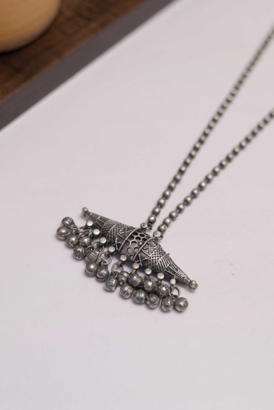 Oxodise Chain Pendant with Dome Design