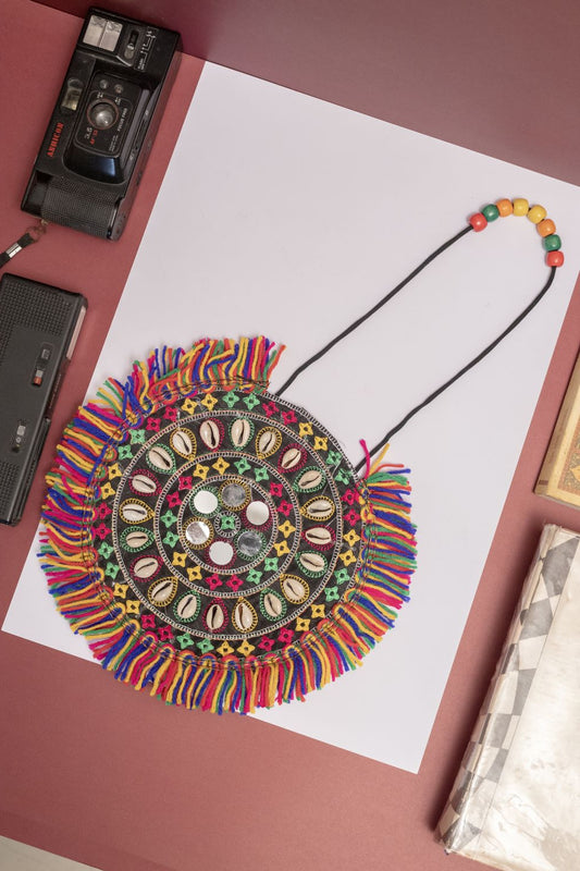 Mirror Fabric Full Set with Kodi & Tassels (2 Panja)