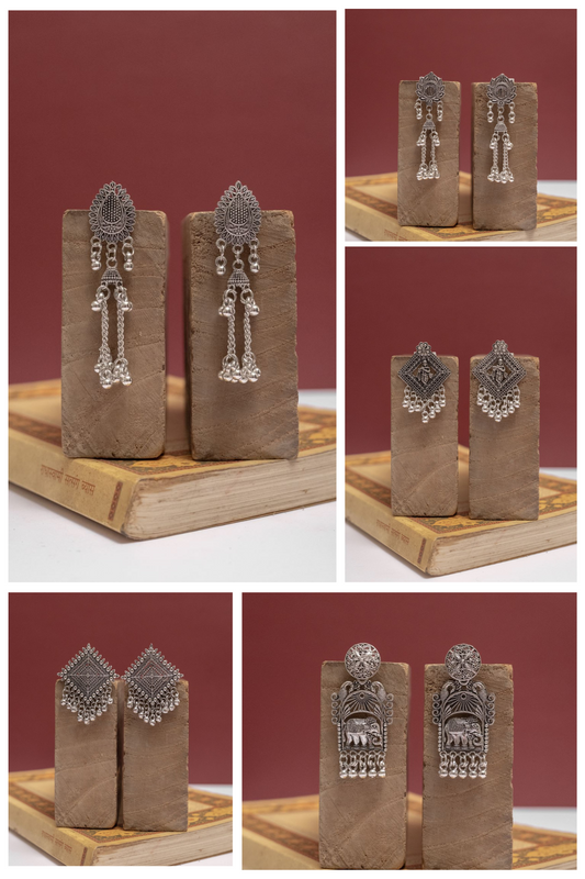 Oxodise Earrings (Pack Of 5)